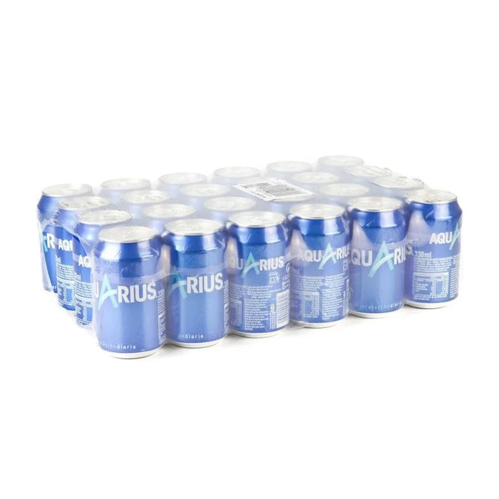 Pack de 24 latas de Aquarius Limón 33 cl