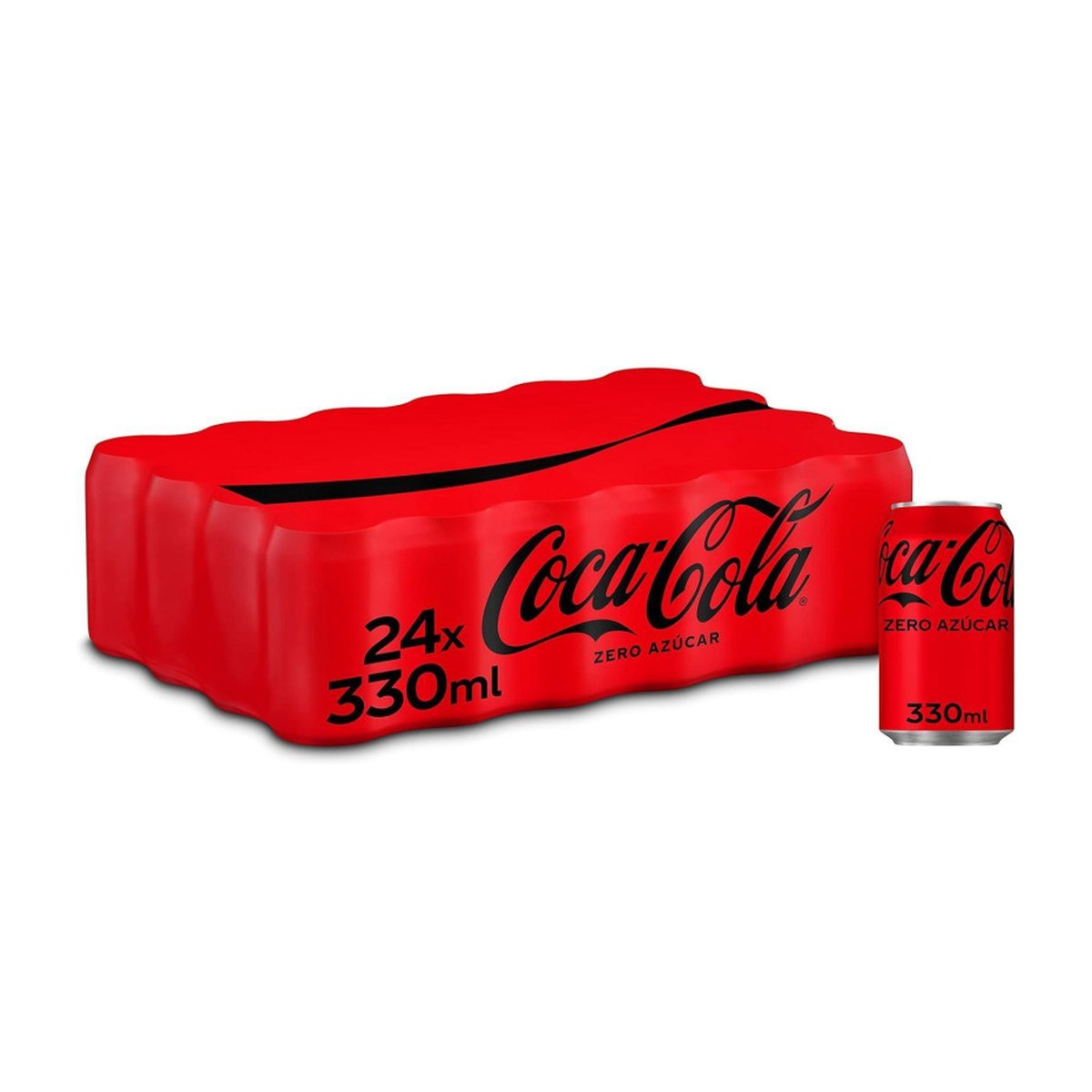 Pack de 24 latas de Coca-Cola Zero Azúcar 33 cl